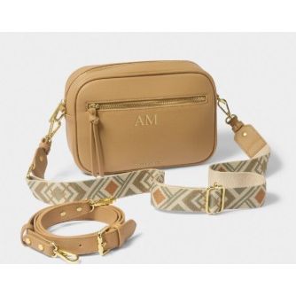 Camel Hallie Crossbody Bag