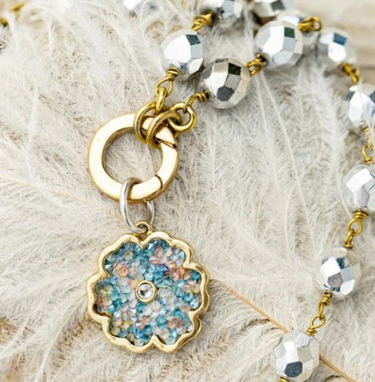 Ensemble Necklace - Bright Silver - 18"