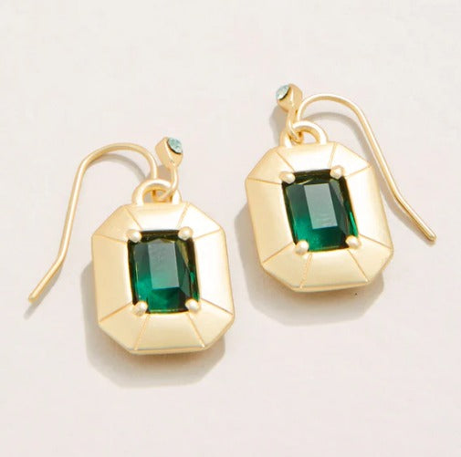 Chateau Earrings Dark Green