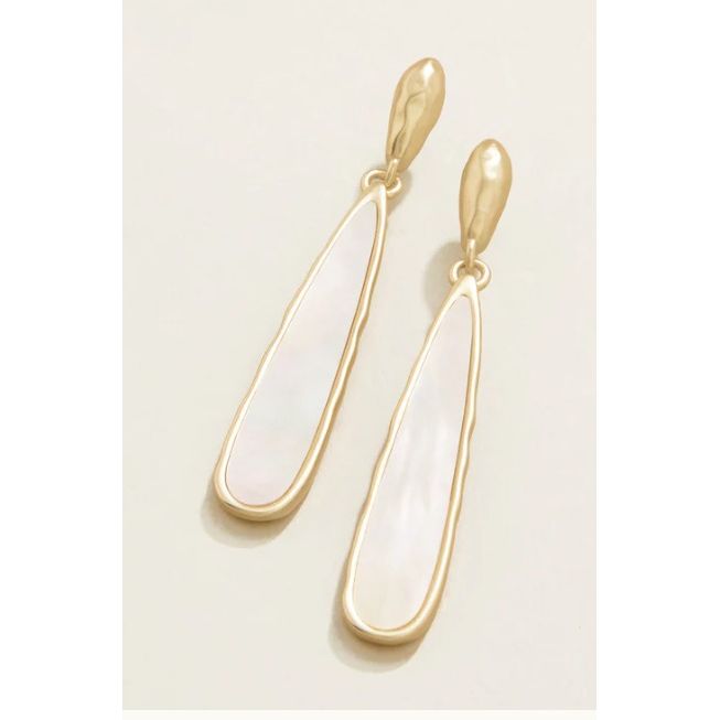 Drip Earrings Mother-of-Pearl