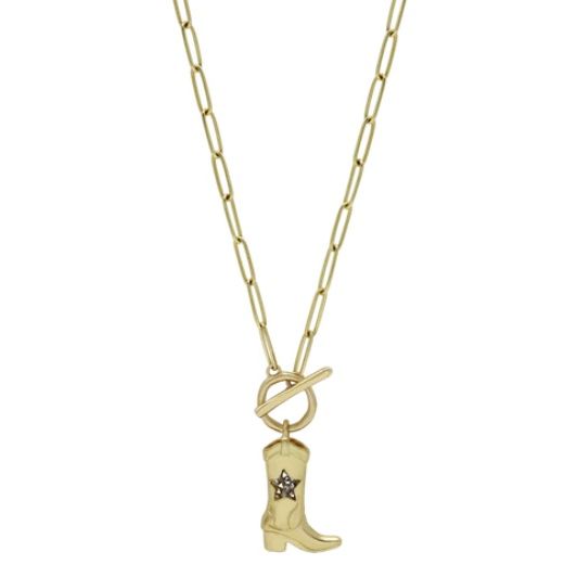 Lone Star Boot Toggle Necklace