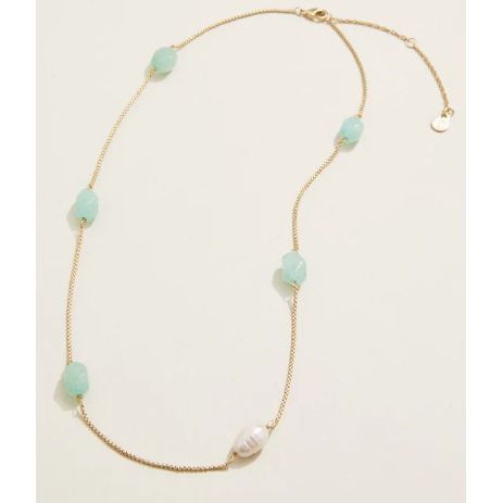 Stone Station Necklace