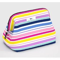 Stripe a Pose Little Mouth Makeup Bag