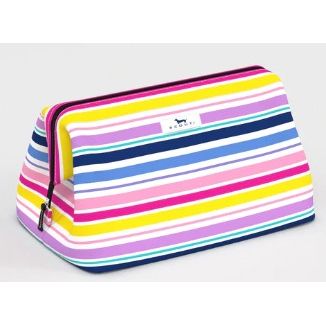 Stripe a Pose Big Mouth Makeup Bag