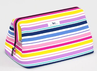 Stripe a Pose Big Mouth Makeup Bag