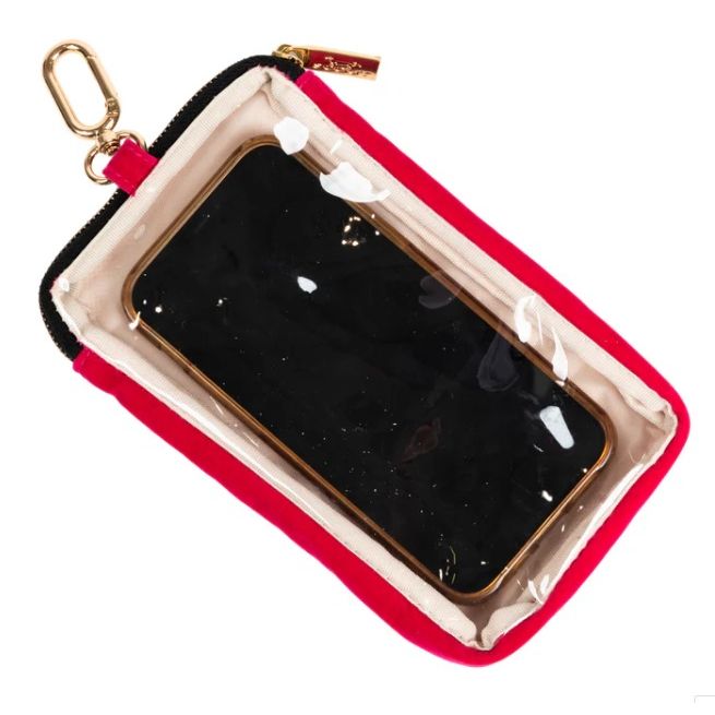 Pink Velvet Call Me Maybe Phone Pouch