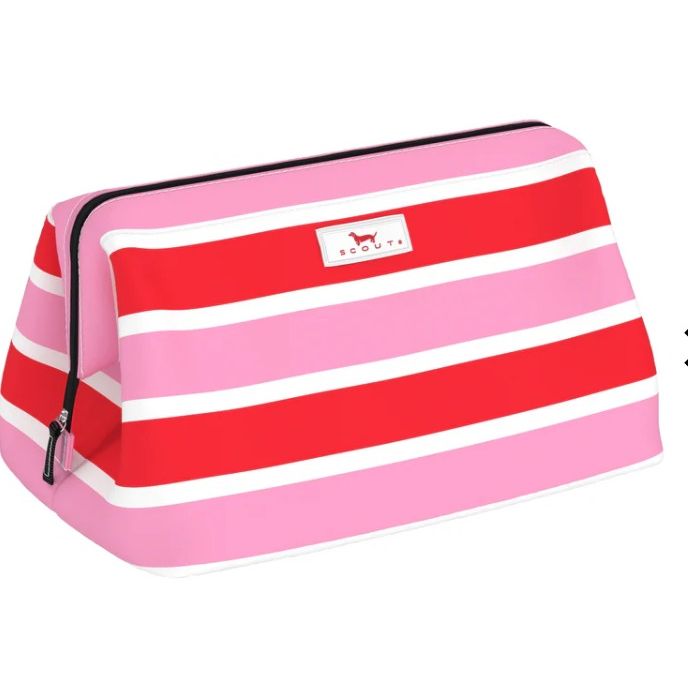 Candy Striper Big Mouth Makeup Bag