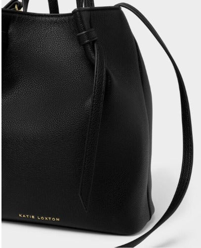 Black Celina Bucket Bag