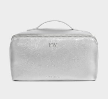 Patent Crackle Large Makeup & Wash Bag
