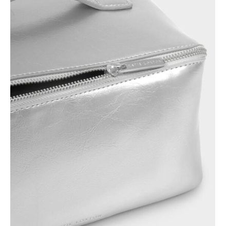 Patent Crackle Large Makeup & Wash Bag