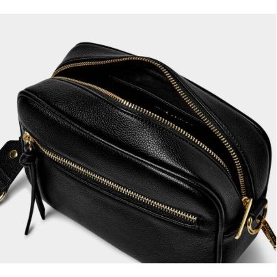 BLACK HALLIE CROSSBODY BAG