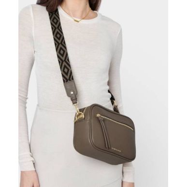 HALLIE CROSSBODY BAG | Mink