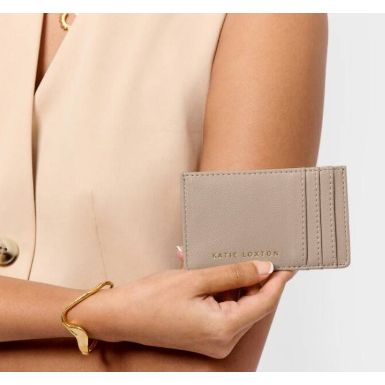 LAILA SLIM CARDHOLDER Light Taupe