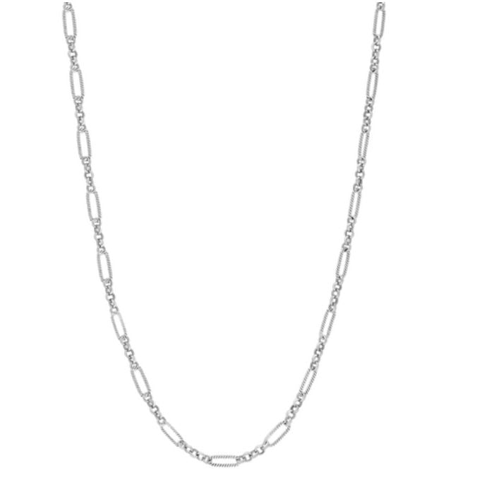Mini Circuit Link Chain - Sterling Silver