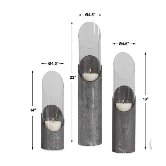 Karter Candleholders, S/3