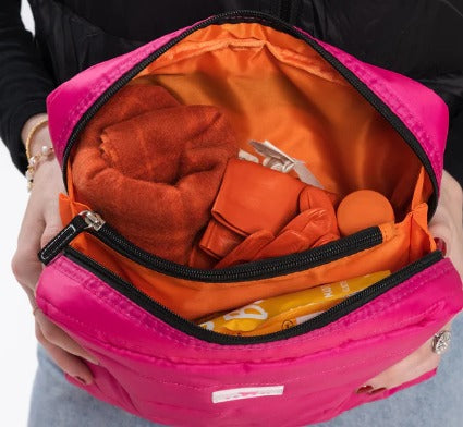 Pink Puffer All Inclusive Travel Organizer