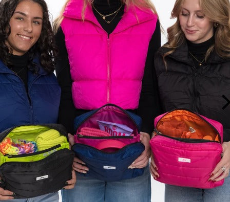 Pink Puffer All Inclusive Travel Organizer