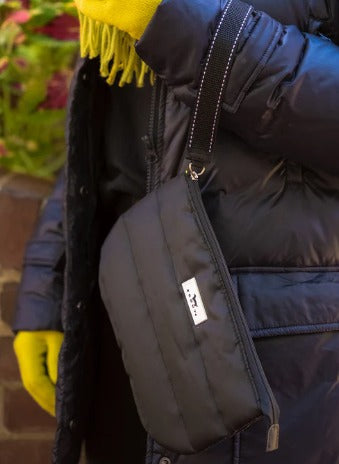 Black Puffer Roamy Wristlet