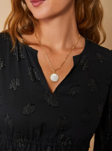 Franklin Necklace 24" Mother-of-Pearl