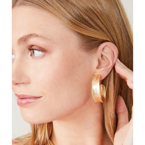 Queenie Hoop Earrings Gold