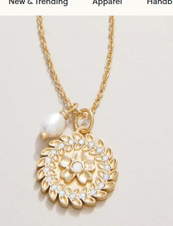 Parkwood Necklace 18" White Opal