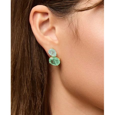 Naiad Dewdrop Stud Earrings Sea Foam