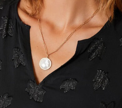 Franklin Necklace 24" Mother-of-Pearl