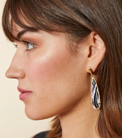 Satulah Drip Earrings Black