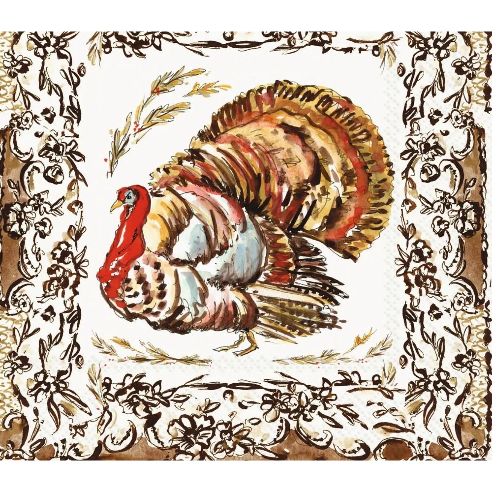 Turkey Collection Paper Lunch Napkins