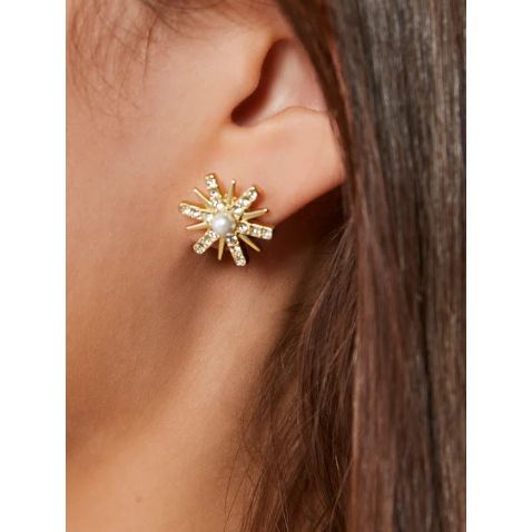 Stary Night Stud Earrings Crystal