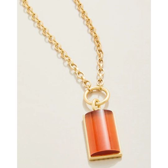 Highlands Necklace 24" Optic Sunstone