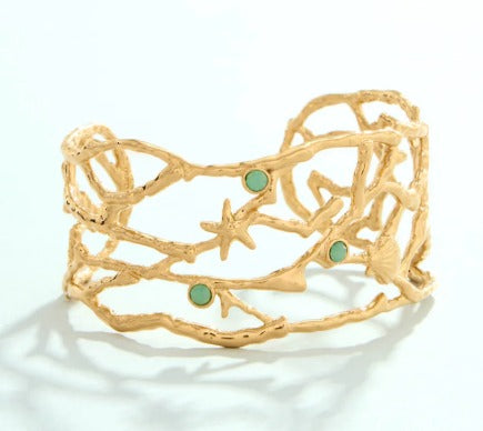Coral Reef Cuff Sea Foam