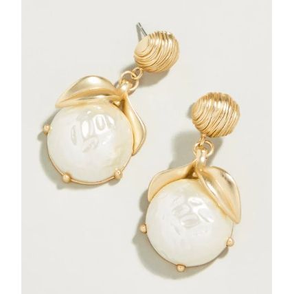 Fruit Drop Earrings Pearl