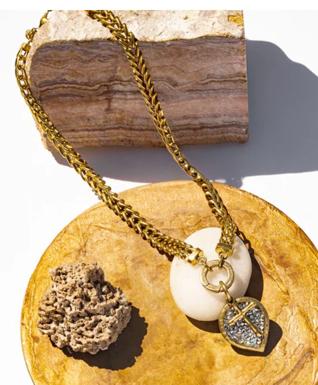Breidon Clip Necklace - 18"