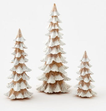 Snowy Brown Tree