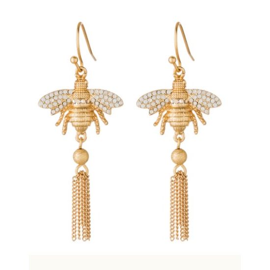 Bee Tassel Earrings