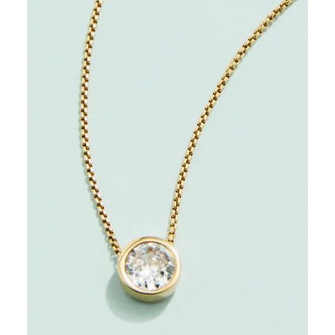 Lighthouse Necklace Cubic Zirconia 18"