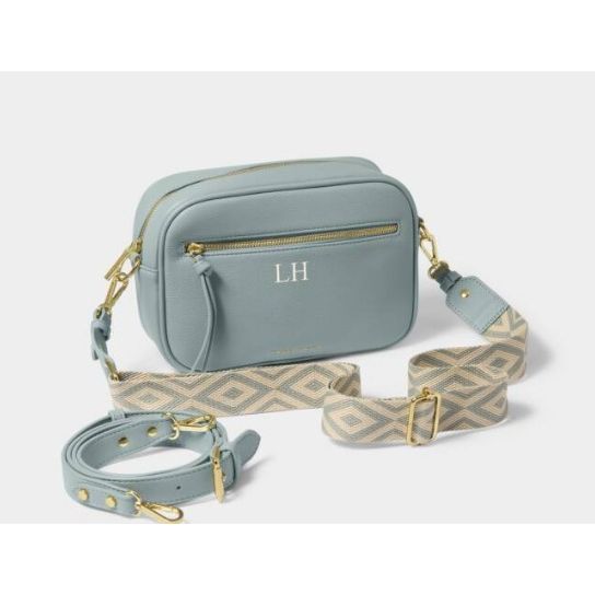 DUCK EGG BLUE HALLIE CROSSBODY BAG