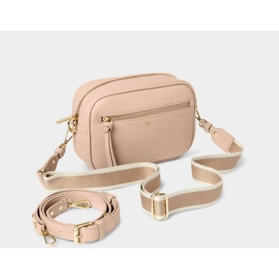 HALLIE CROSSBODY BAG Nude Pink