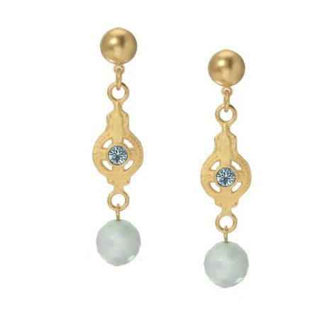 Mini Dunkerque Earring – Aquamarine