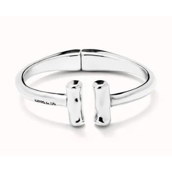 Bangle bracelet with two tubes