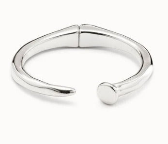 Nail shaped bangle bracelet