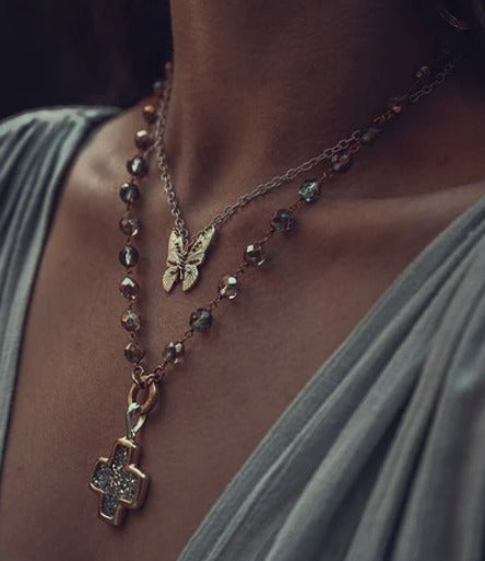 Unbound Butterfly Necklace - 16"