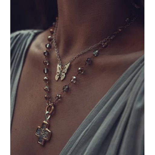 Unbound Butterfly Necklace - 16"