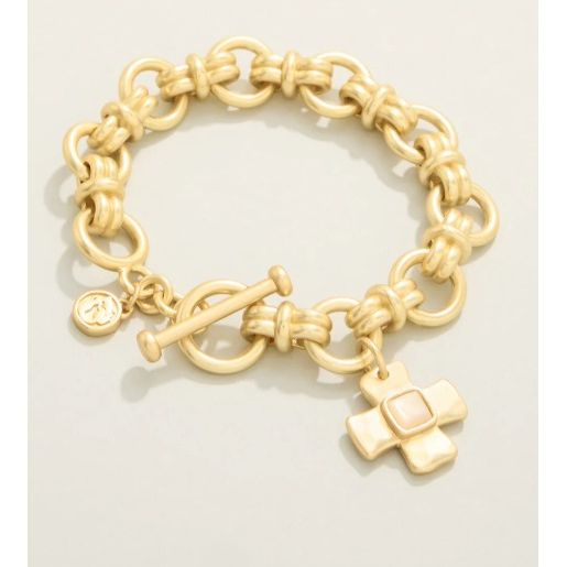 Affirmation Toggle Bracelet Mother-of-Pearl