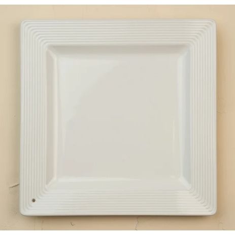 pinstripes square platter