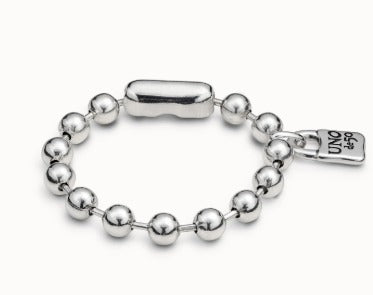 Beaded bracelet with a padlock charm