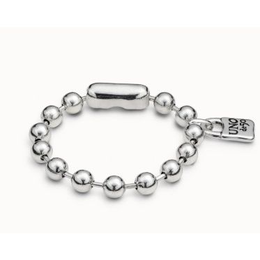Beaded bracelet with a padlock charm
