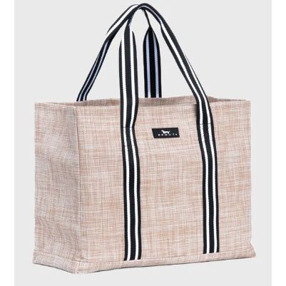 Sand Woven Roadtripper Tote