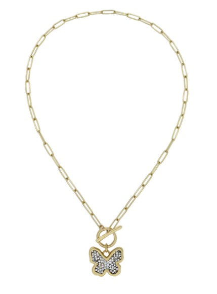 Kristal Breakfree Butterfly Toggle Necklace